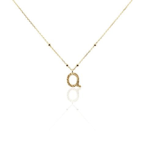 Collier Plaqué Or Jaune Lettra - Colliers fantaisie Femme | Marc Orian