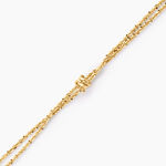 Bracelet Delya Argent Dor&eacute; A L'Or 750/1000 - Bracelets cha&icirc;nes Femme | Marc Orian
