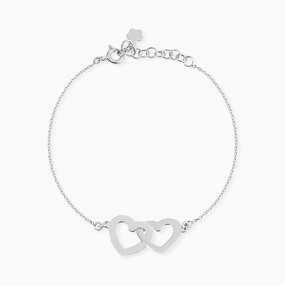 Bracelet Aalia Argent Blanc - Bracelets Anneaux Entrelaces Femme | Marc Orian
