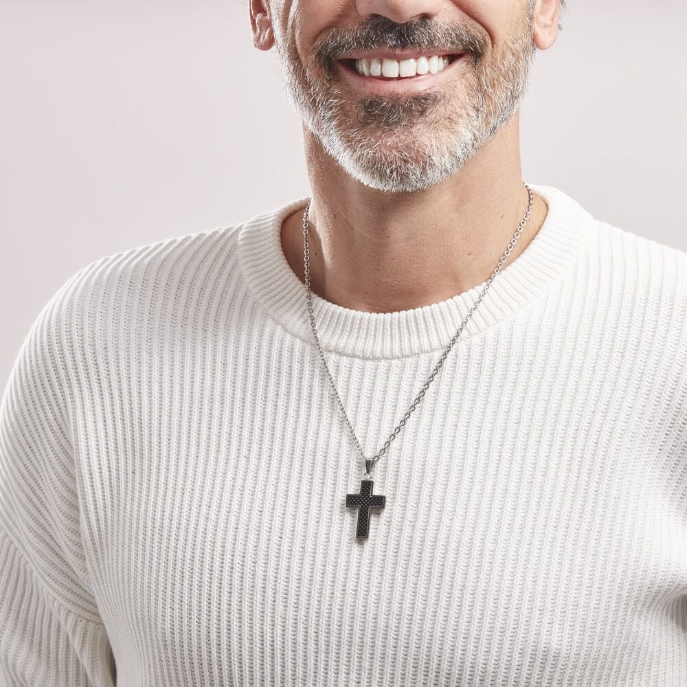 Collier Phebus Him Fippe Acier Blanc - Colliers Homme | Marc Orian