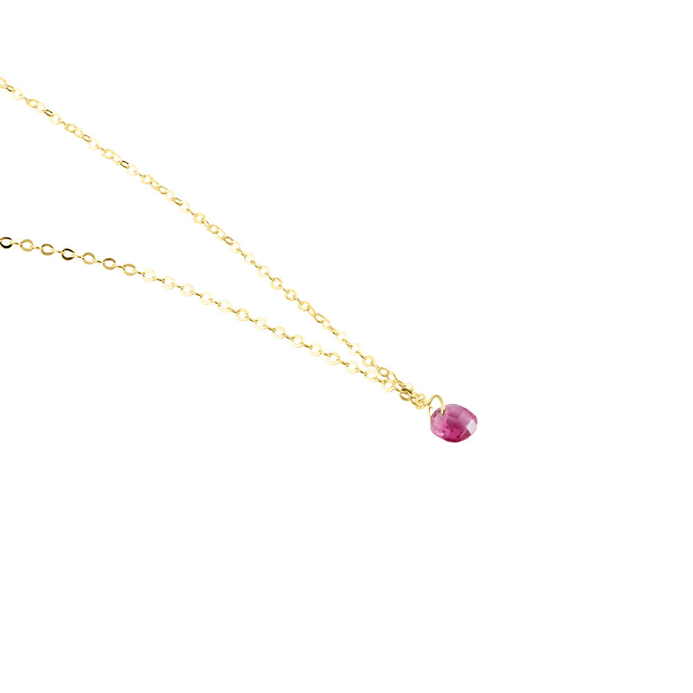 Collier Or Jaune Emilee Oxyde De Zirconium - Colliers avec pierres Enfant | Marc Orian