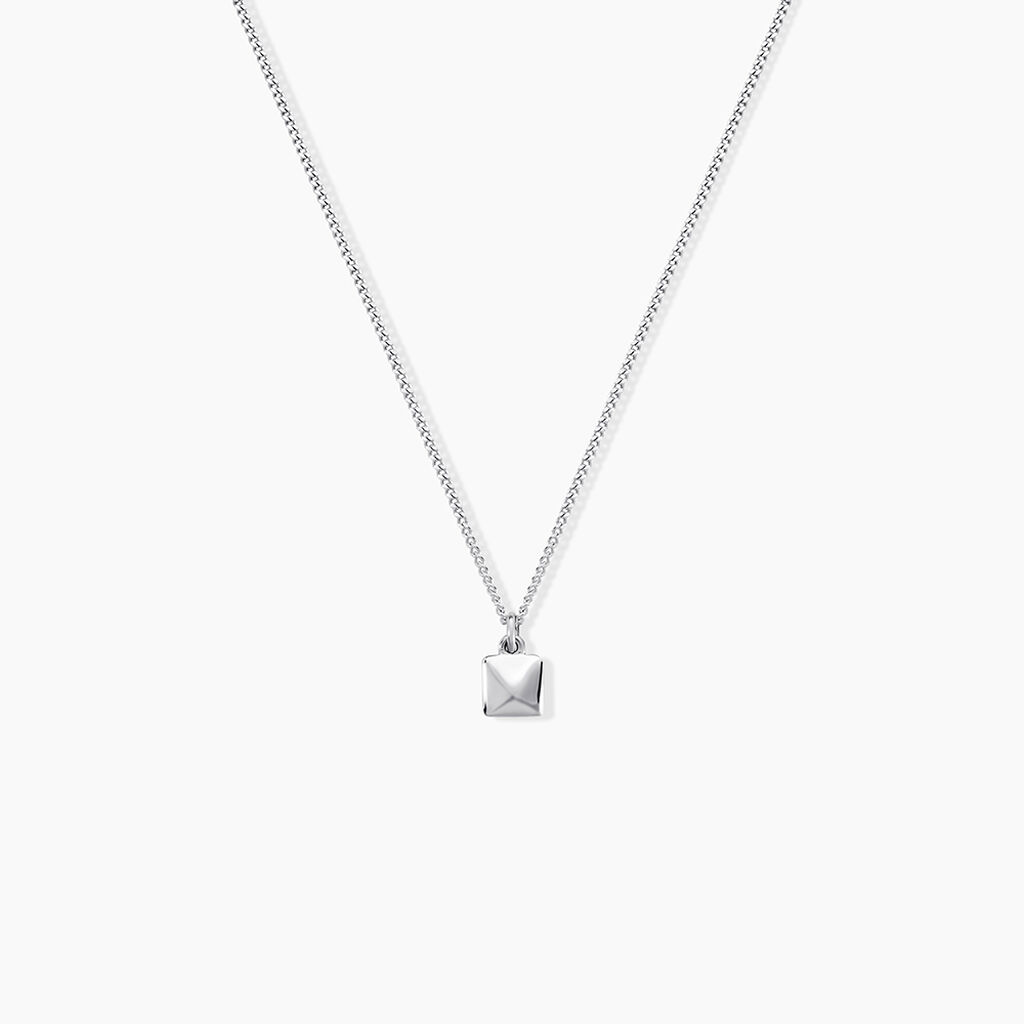 Collier Zac Argent Blanc - Colliers fantaisie Homme | Marc Orian