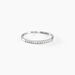 Alliance Pristina Or Blanc Diamant - Alliances avec pierres Femme | Marc Orian