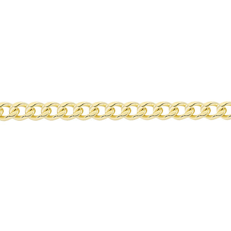 Chaîne Ixia Maille Gourmette Diamantee Or Jaune - Chaines Femme | Marc Orian