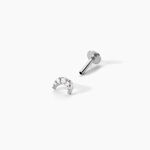 Piercing Ayako Argent Blanc Oxyde De Zirconium - Bijoux fantaisie Femme | Marc Orian