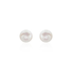 Boucles D'oreilles Puces Suki Or Jaune Perle De Culture - Clous d'oreilles Femme | Marc Orian