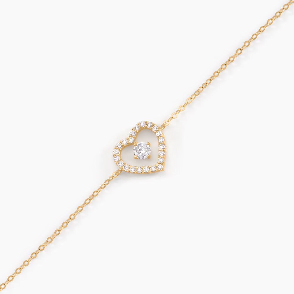 Bracelet Cortney Or Jaune Oxyde De Zirconium - Bracelets chaînes Femme | Marc Orian