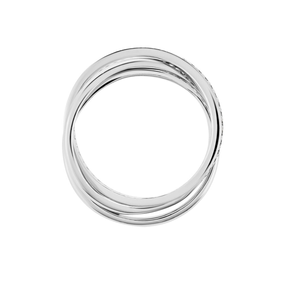 Bague Tahti Argent Blanc Oxyde De Zirconium - Bagues avec pierre Femme | Marc Orian