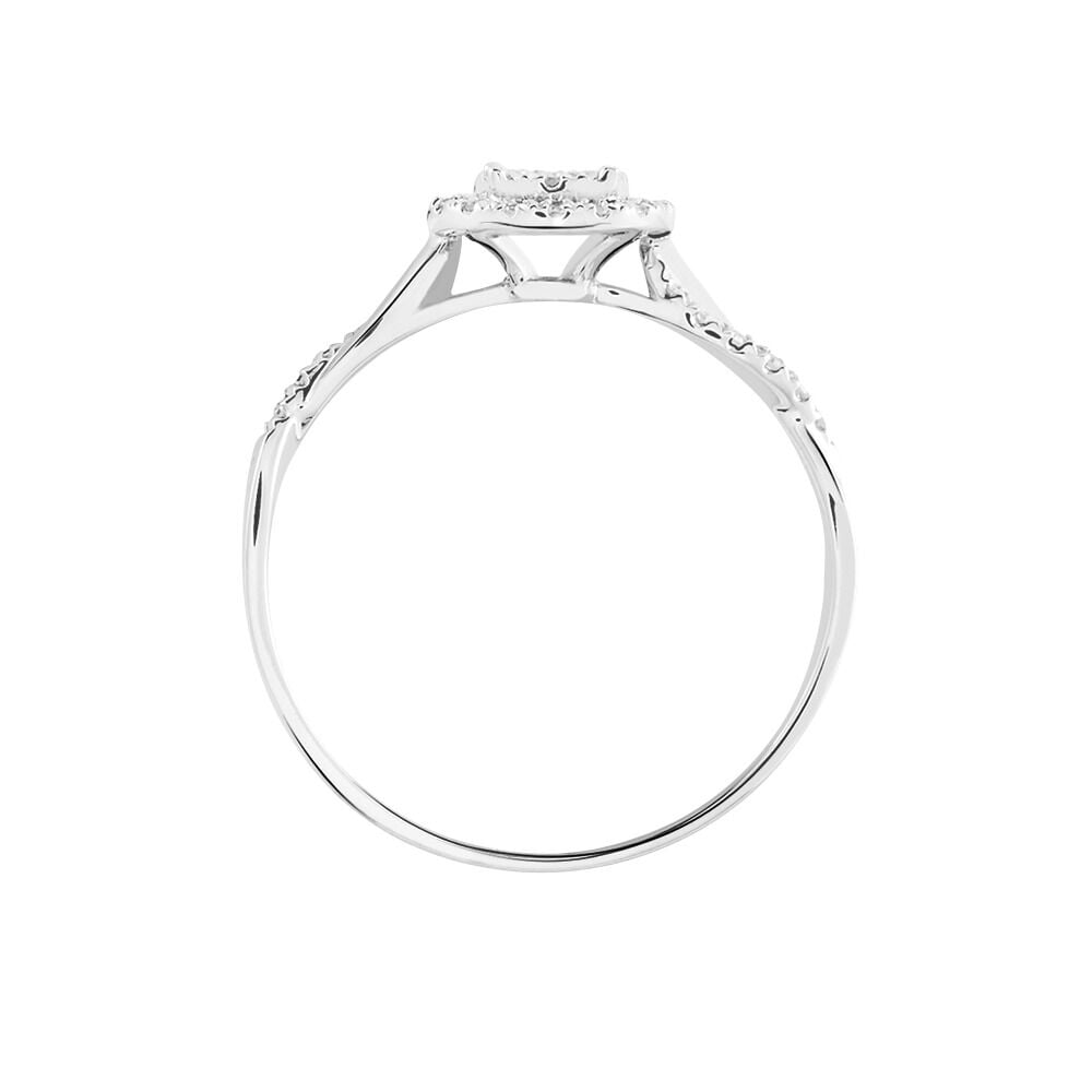 Bague Or Blanc Vesunna Diamants - Parures de mariage Femme | Marc Orian