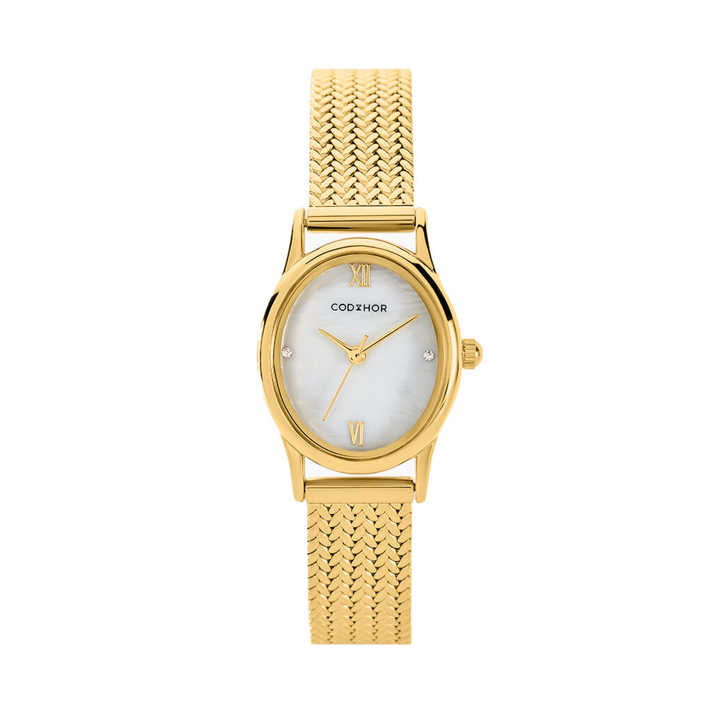Montre Codhor Suzanne Nacre Blanche - Montres &eacute;tanches Femme | Marc Orian
