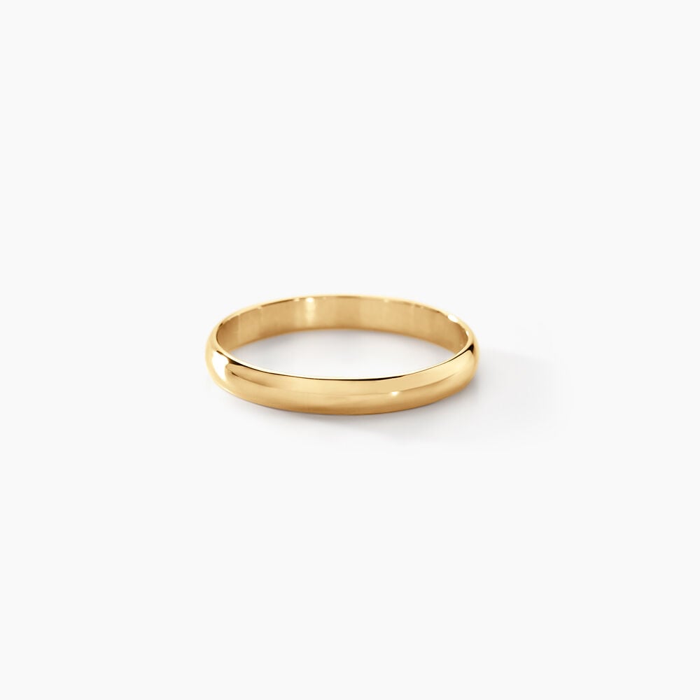 Alliance Meredithe Demi Jonc Classique Or Jaune - Alliances duo Famille | Marc Orian