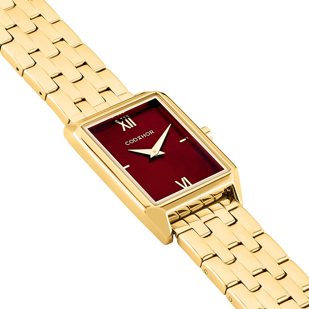 Coffret De Montre Codhor Arianne Bordeaux - Nouveautés montres Femme | Marc Orian