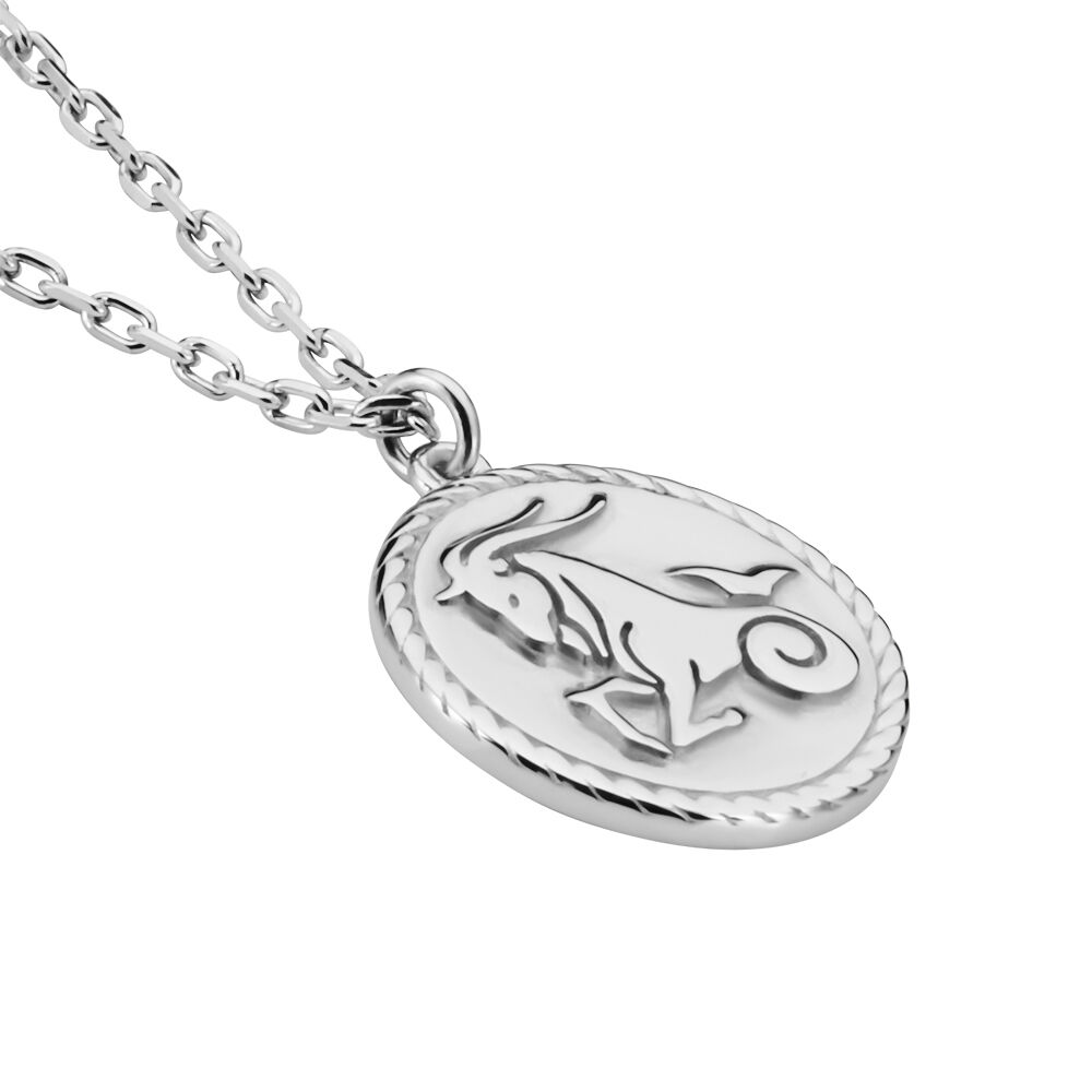Collier Argent Blanc Lew - Colliers Homme | Marc Orian