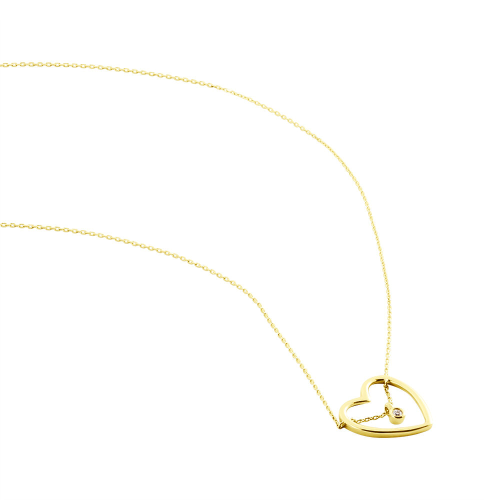 Collier Natalouane Or Jaune Diamant - Colliers avec pierres Femme | Marc Orian