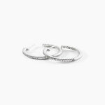Cr&eacute;oles Argent Django Oxydes De Zirconium - Cr&eacute;oles Femme | Marc Orian