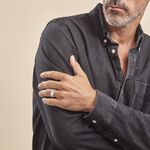 Chevali&egrave;re Argent Blanc Corentyn - Chevali&egrave;res Homme | Marc Orian