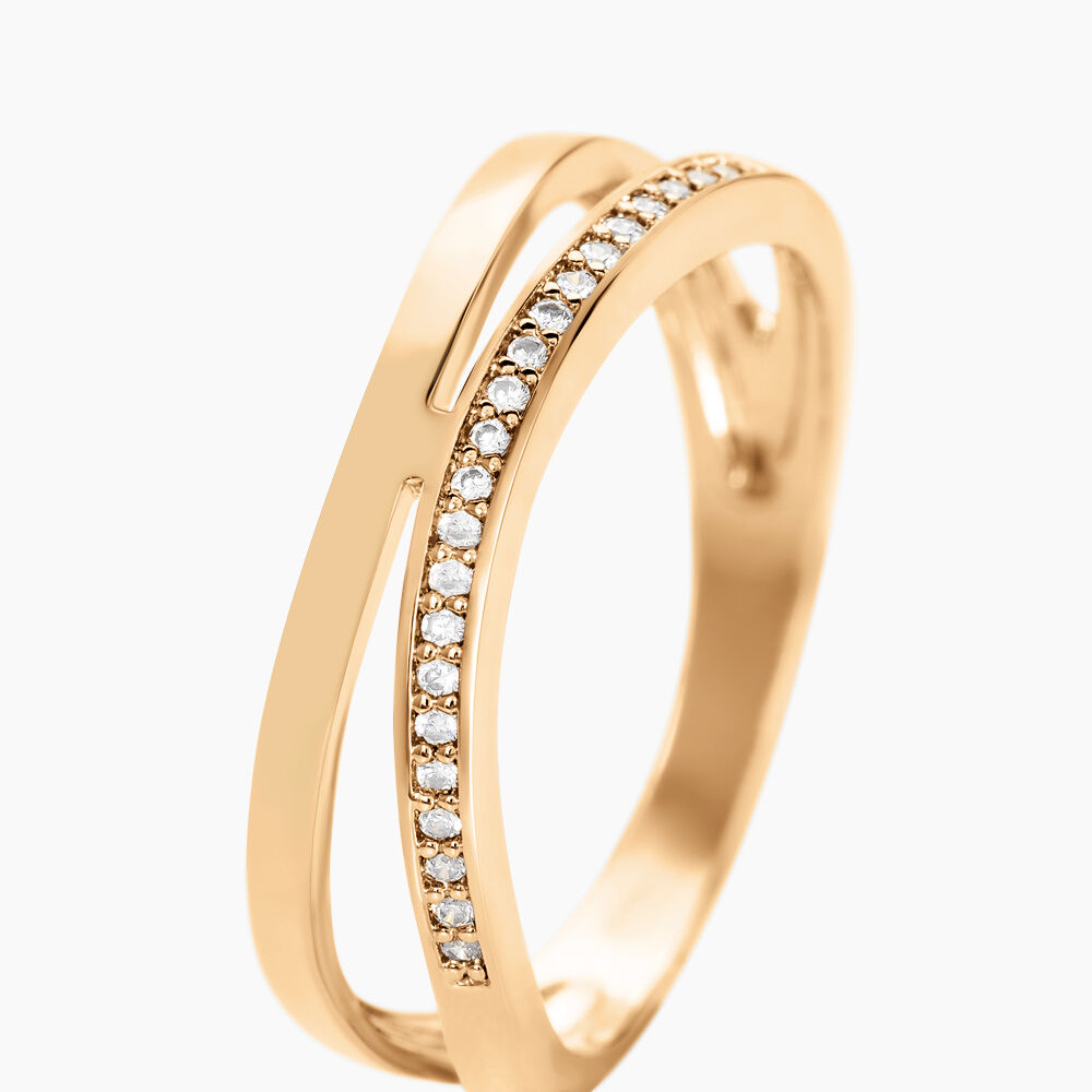 Bague Vitoria Plaqué Or Jaune Oxyde De Zirconium - Bijoux fantaisie Femme | Marc Orian