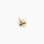 Pendentif Baylee Argent Dor&eacute; A L'Or 750/1000 Topaze Oxyde De Zirconium - Pendentifs Femme | Marc Orian