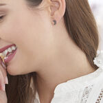 Boucles D'oreilles Puces Anne-marie Or Rose Diamant - Puces Femme | Marc Orian