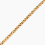 Bracelet Cordelia Maille Corde 2 Rangs Or Jaune - Bracelets mailles Femme | Marc Orian