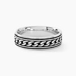 Bague Balthazar Argent Blanc - Bagues grosses Homme | Marc Orian