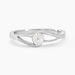 Bague Lysie Argent Blanc Oxyde De Zirconium - Bagues Solitaire Femme | Marc Orian