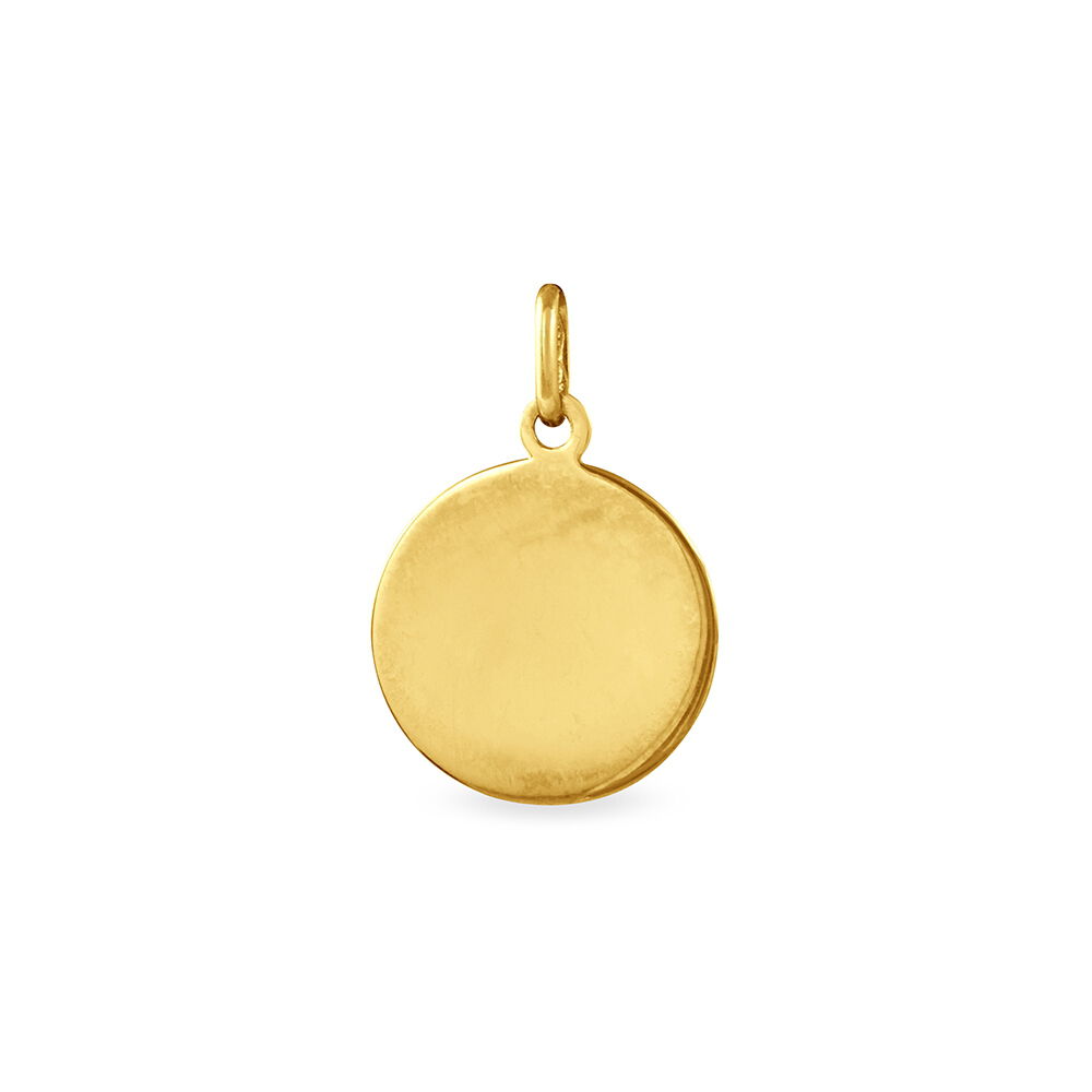 Pendentif Vierge Rond Or Jaune - Médailles et médaillons Famille | Marc Orian