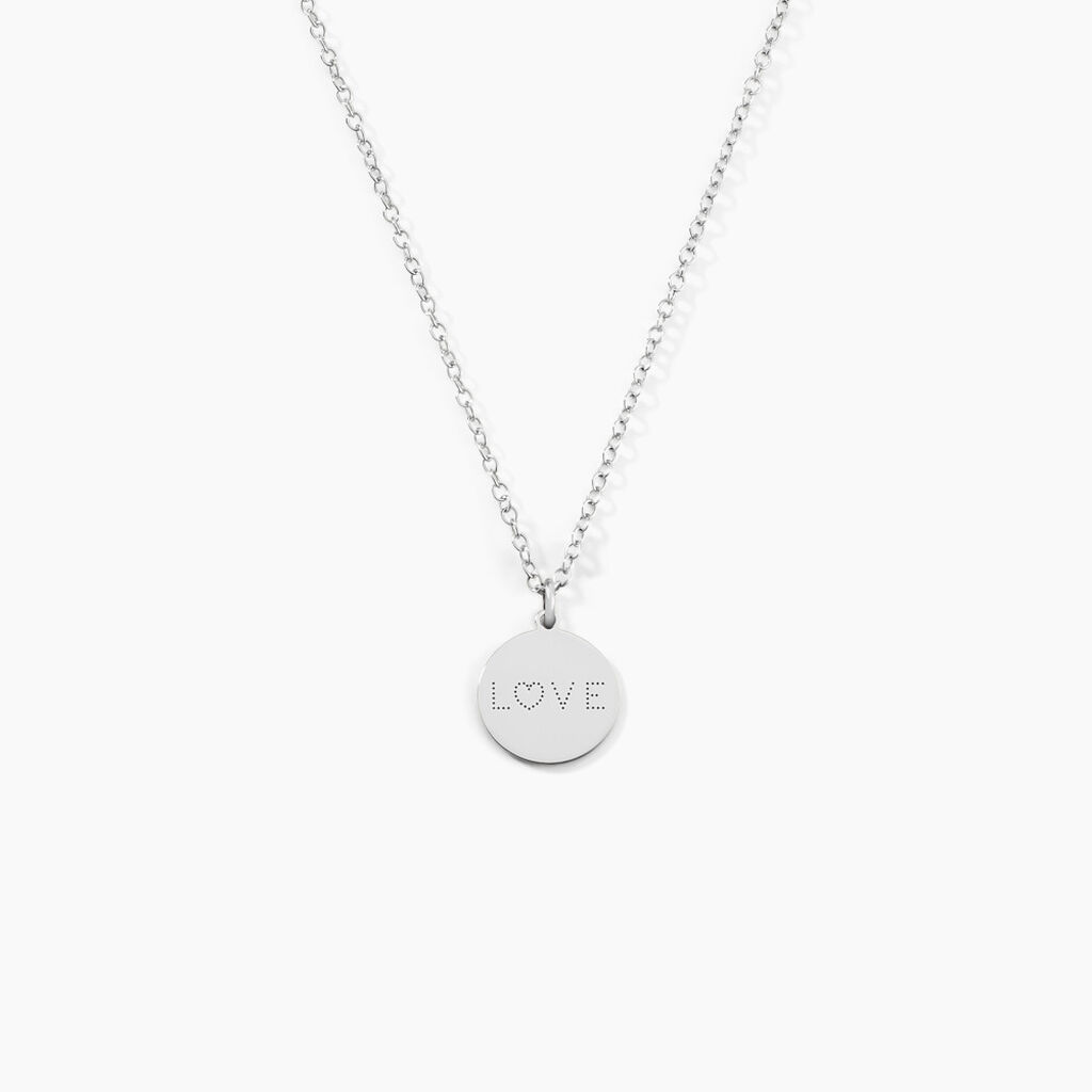 Collier Eternelle Argent Blanc - Colliers fantaisie Femme | Marc Orian