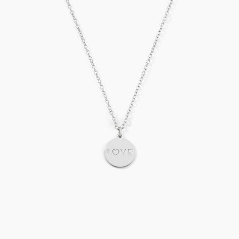 Collier Eternelle Argent Blanc - Colliers fantaisie Femme | Marc Orian