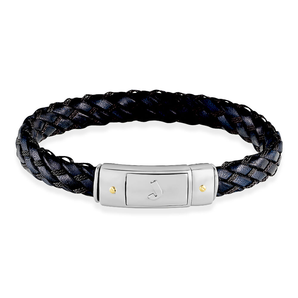 Bracelet Hauc Acier Bicolore - Bracelets cuir Homme | Marc Orian