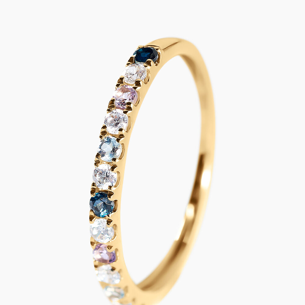 Bague Garden Or Jaune Am&eacute;thyste Topaze - Bagues pierres fines Femme | Marc Orian