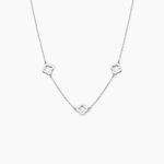Collier Tavie Argent Blanc - Colliers fantaisie Femme | Marc Orian