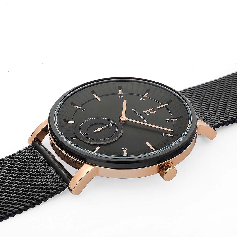 Montre Pierre Lannier Woofer Noir - Montres étanches Homme | Marc Orian