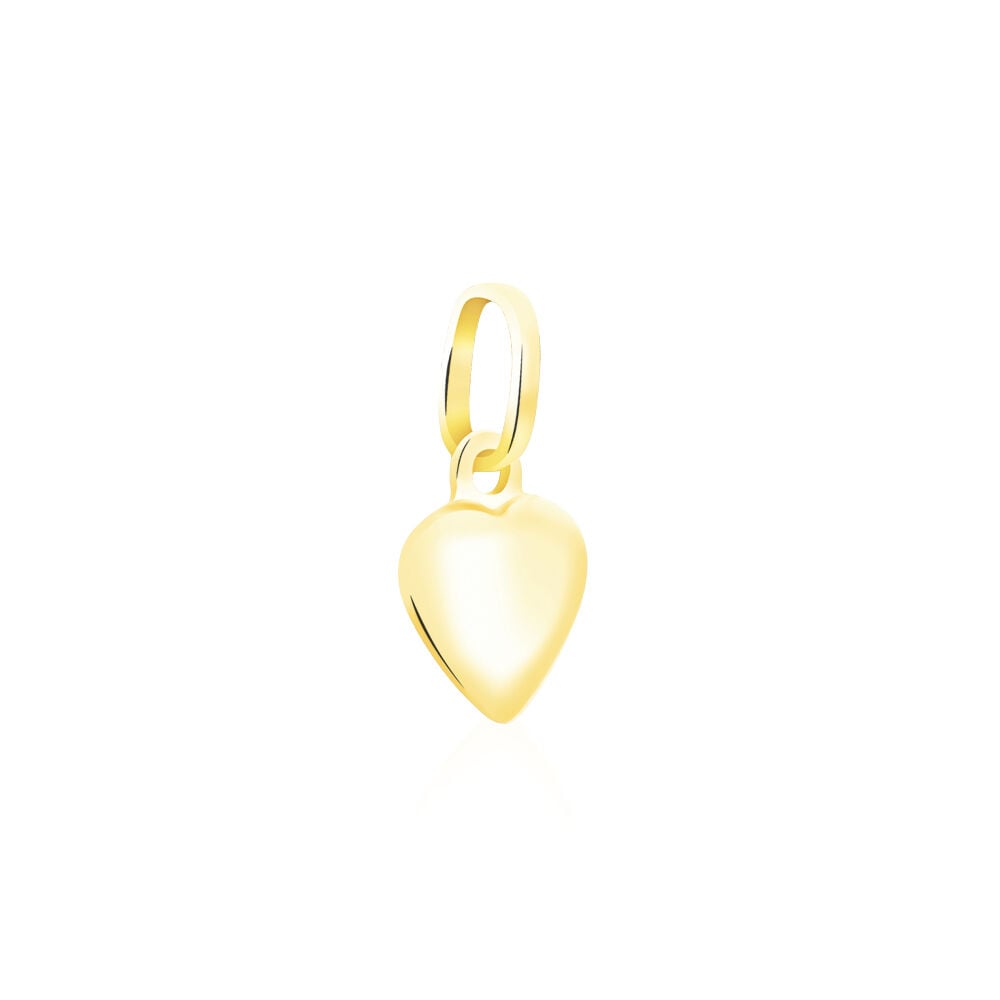 Pendentif Eudocie Coeur Mat Et Brillant Or Jaune - Pendentifs Famille | Marc Orian
