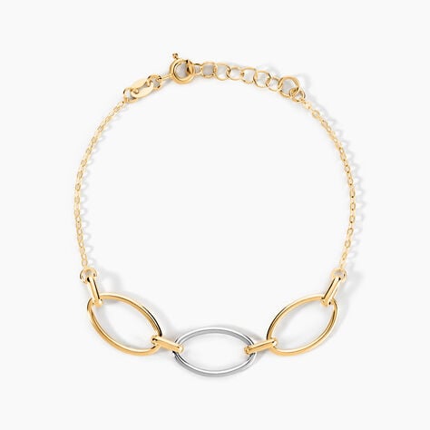Bracelet Lucia Or Bicolore - Bracelets chaînes Femme | Marc Orian