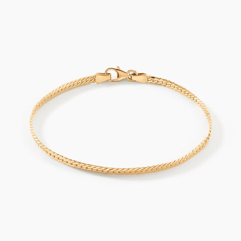Bracelet Or Jaune Izel Maille Anglaise - Bracelets mailles Femme | Marc Orian
