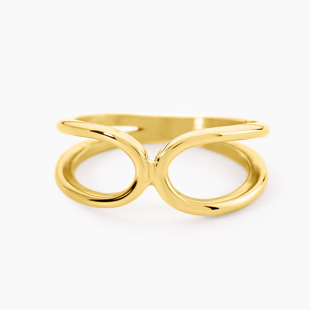 Bague Claudette Acier Jaune - Bijoux fantaisie Femme | Marc Orian