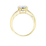 Bague Solitaire Or Jaune Anthyme Oxyde De Zirconium - Solitaires Femme | Marc Orian