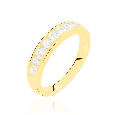 Alliance Giulia Or Jaune Diamant - Alliances avec pierres Femme | Marc Orian