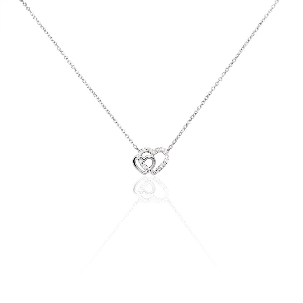 Collier Donatiane Argent Blanc Oxyde De Zirconium - Colliers avec pierres Femme | Marc Orian