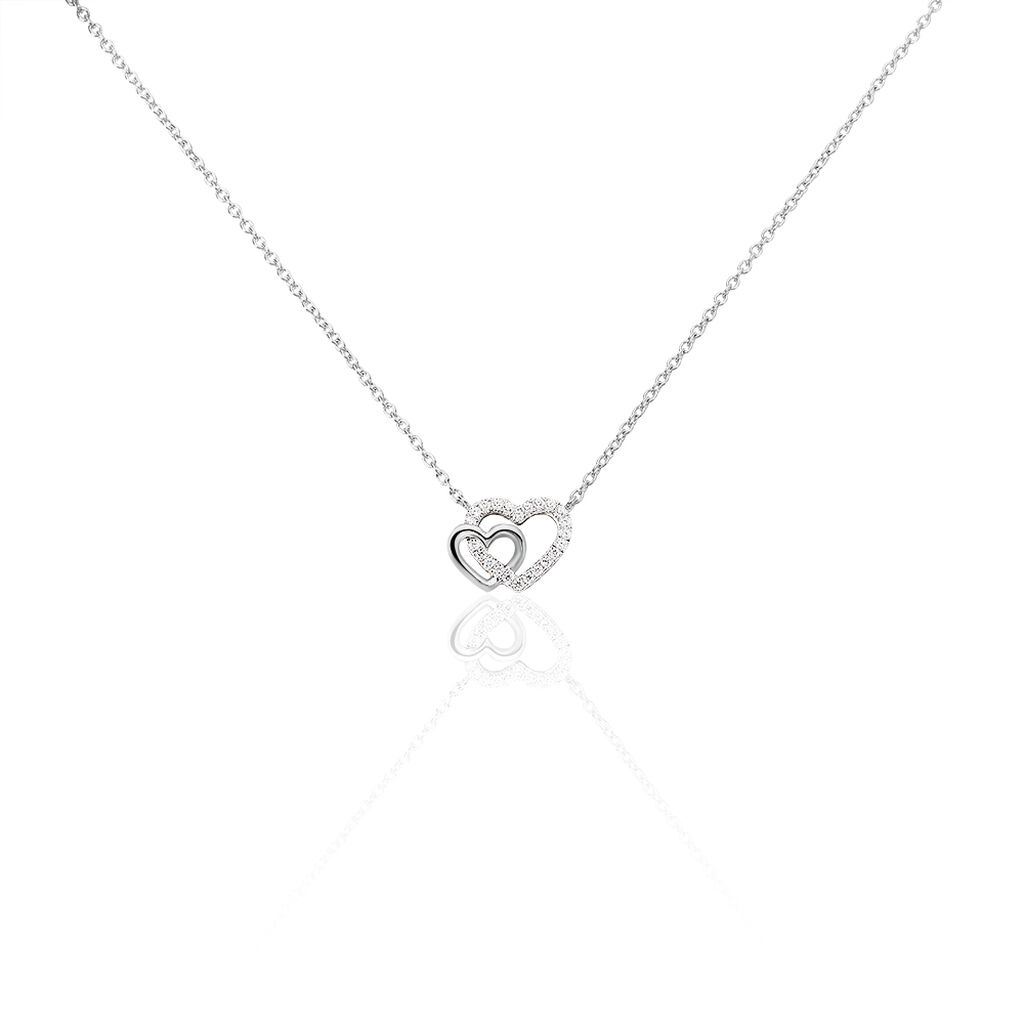 Collier Donatiane Argent Blanc Oxyde De Zirconium - Colliers avec pierres Femme | Marc Orian