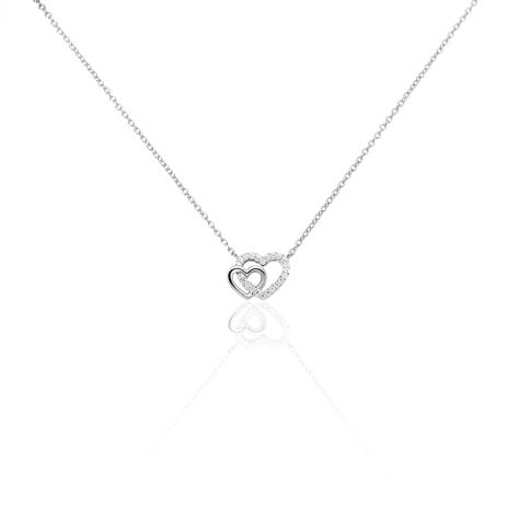 Collier Donatiane Argent Blanc Oxyde De Zirconium - Colliers avec pierres Femme | Marc Orian