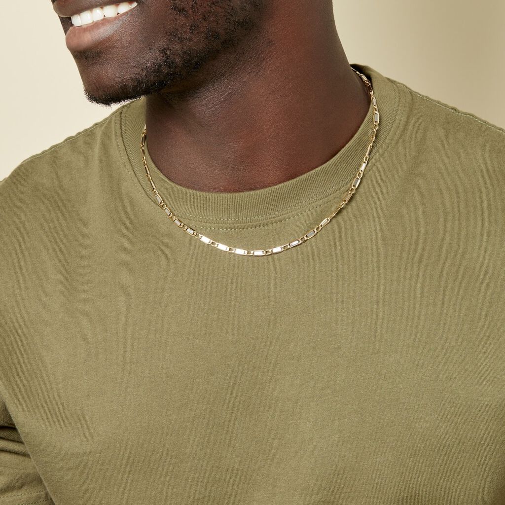 Collier Lorine Or Bicolore - Chaines Homme | Marc Orian
