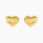 Boucles D'Oreilles Puces Gladis Acier Jaune - Puces Femme | Marc Orian