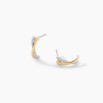 Creoles Louma Or Jaune Argent Blanc - Cr&eacute;oles Femme | Marc Orian