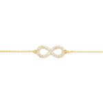 Bracelet Klothilda Or Jaune Oxyde De Zirconium - Bracelets cha&icirc;nes Femme | Marc Orian