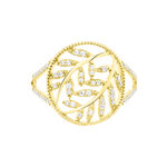 Bague Lucianise Or Jaune Oxyde De Zirconium - Bagues avec pierre Femme | Marc Orian