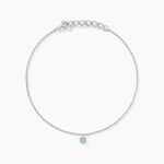 Bracelet Constantin Argent Blanc Oxyde De Zirconium - Bracelets fantaisie Femme | Marc Orian