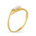 Bague Amandina Or Jaune Oxyde De Zirconium - Solitaires Femme | Marc Orian
