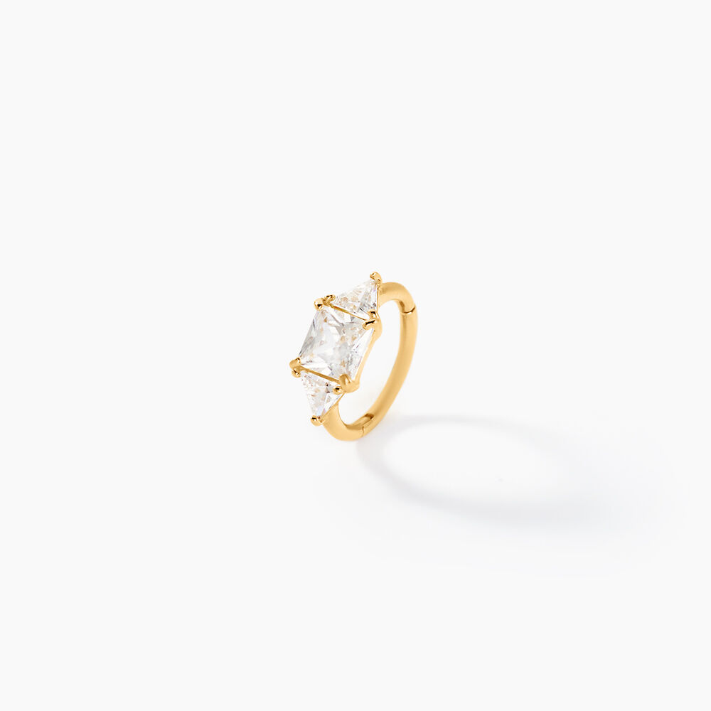 Piercing D'oreille Unitaire Derval Or Jaune Oxyde De Zirconium - Piercings Femme | Marc Orian